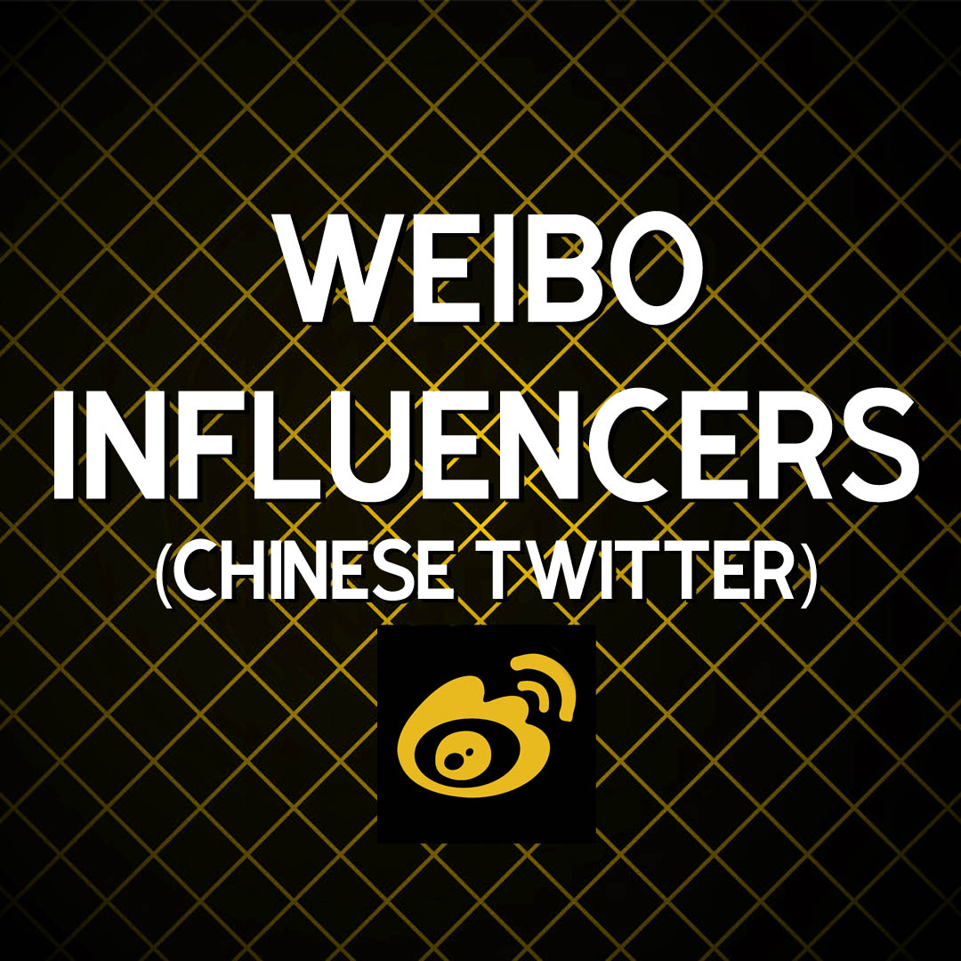 Weibo influencers